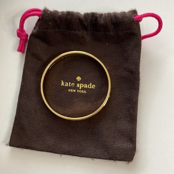 Kate Spade Gold and Black Bangle Bracelet - Picture 5 of 9
